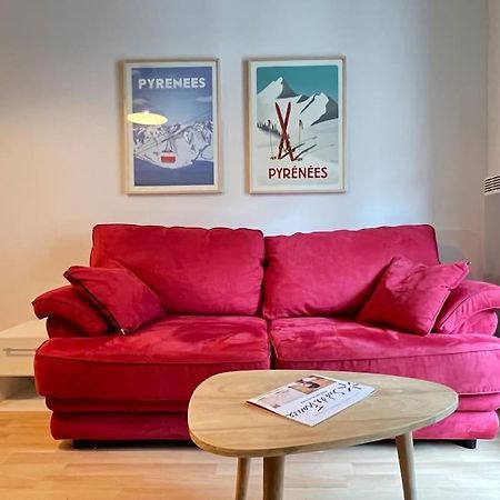 T3 Centre Ville Avec Parking, Balcon Et Wifi. 5P. Cauterets Bagian luar foto