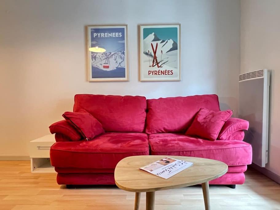 T3 Centre Ville Avec Parking, Balcon Et Wifi. 5P. Cauterets Bagian luar foto